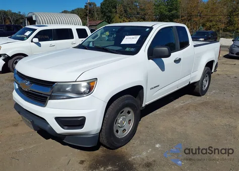 2016 Chevrolet Colorado Wt из США, поврежденный, VIN 1GCHSBEA6G1226249